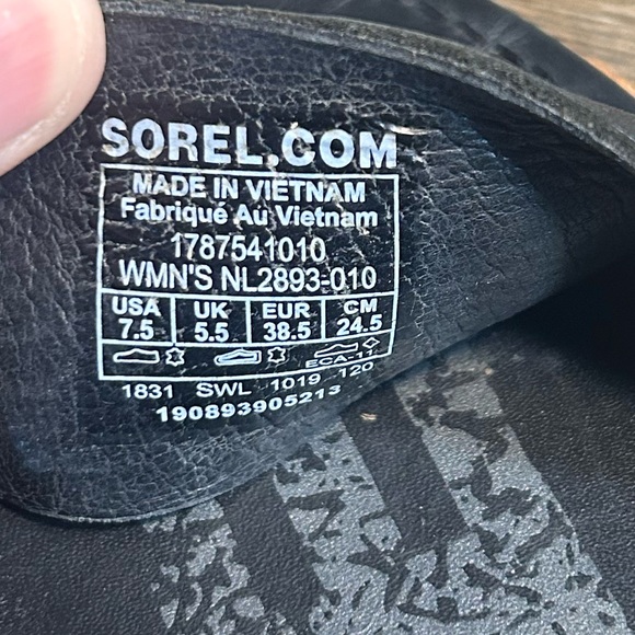 Sorel Ella leather stretch straps gladiator sandals size 7.5 - Picture 8 of 8